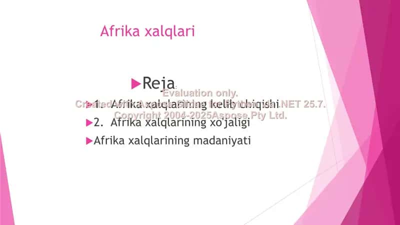 Afrika xalqlari 1