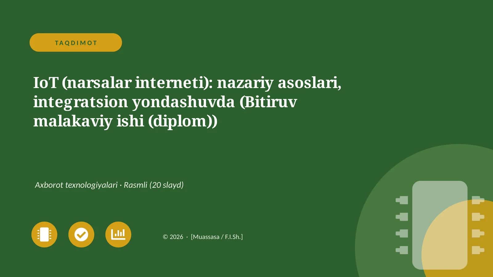 IoT (narsalar interneti) 1