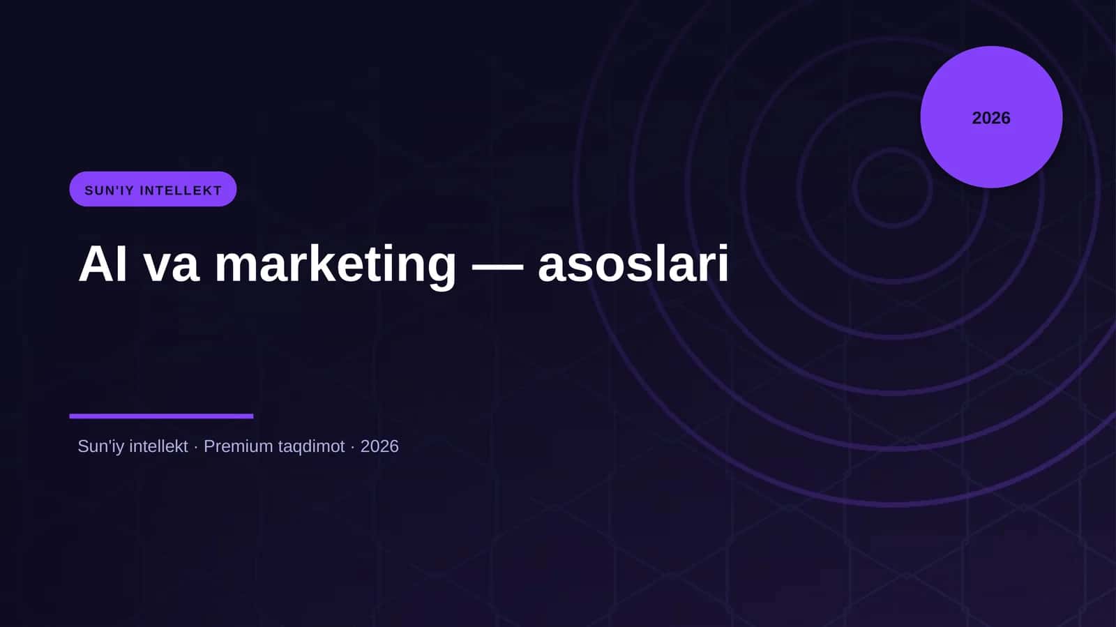 AI va marketing — asoslari 1
