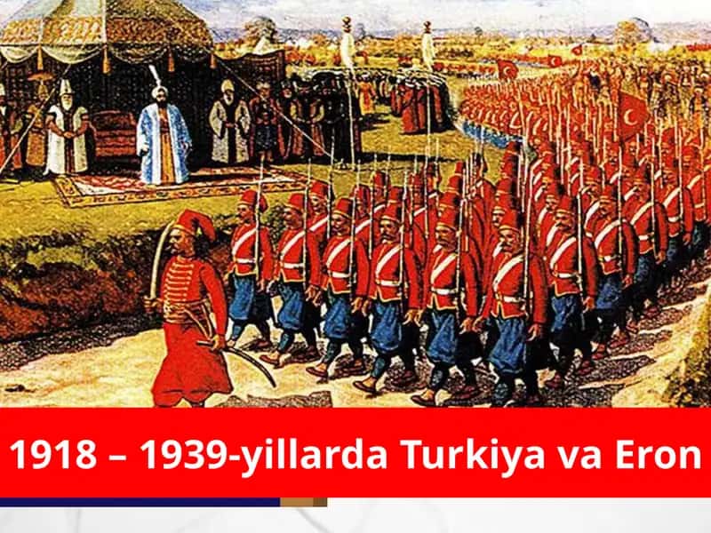 1918 – 1939-yillarda Turkiya va Eron 1