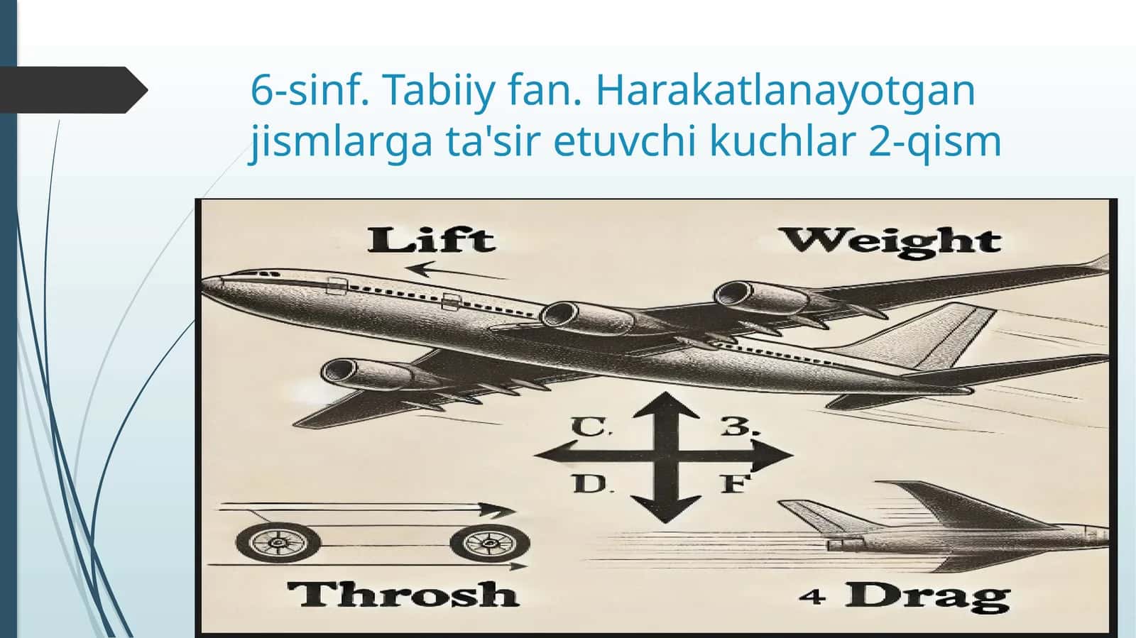 Harakatlanayotgan jismlar ga tа'sir etuvchi kuchlar 2-qism 1