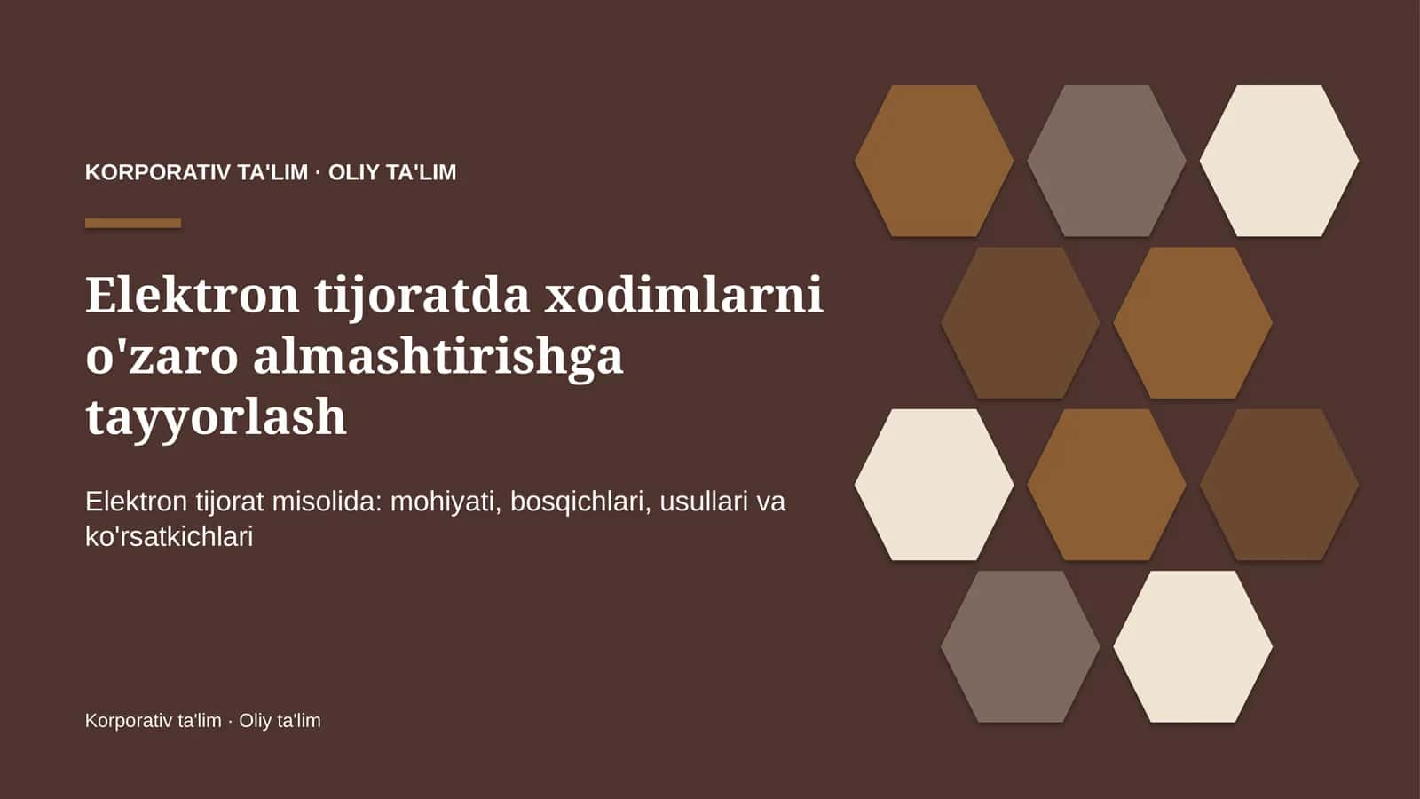 elektron tijoratda xodimlarni o'zaro almashtirishga tayyorlash 7947 1