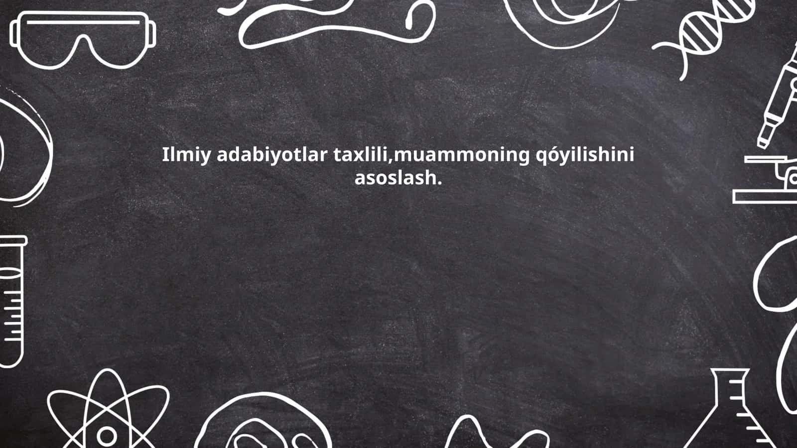 Ilmiy Adabiyotlar Taxlili 1