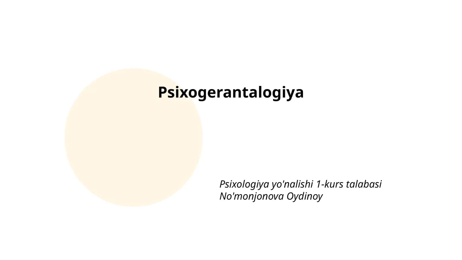 Psixogerantalogiya 1