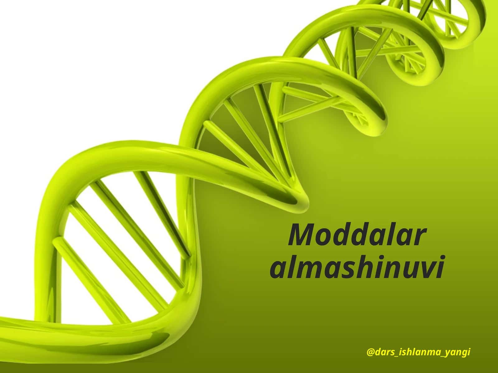 Moddalar almashinuvi 1
