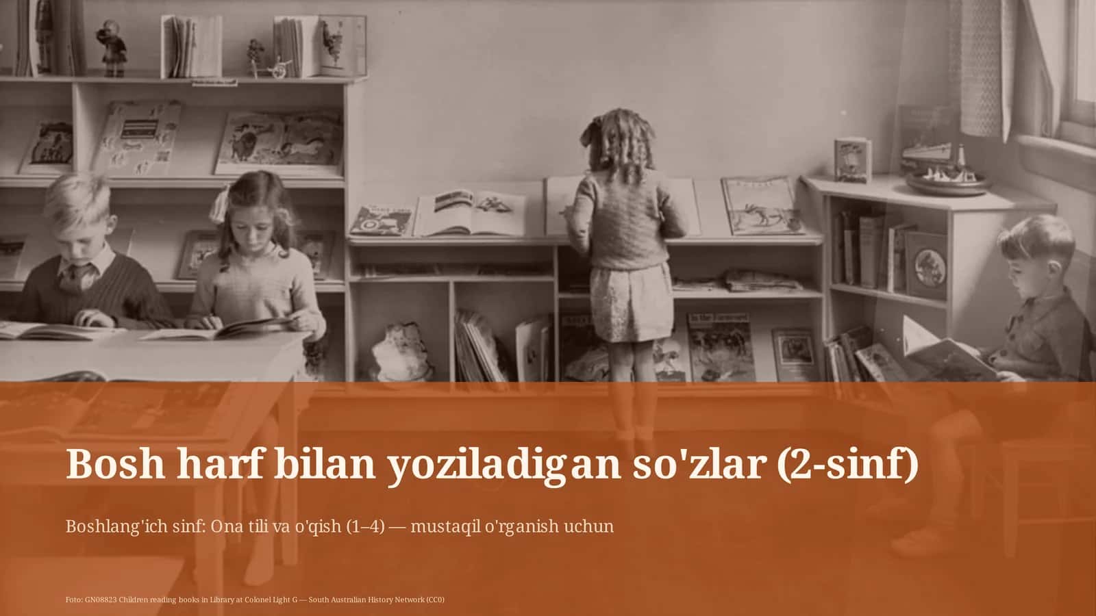 Bosh harf bilan yoziladigan so'zlar (2-sinf) 1