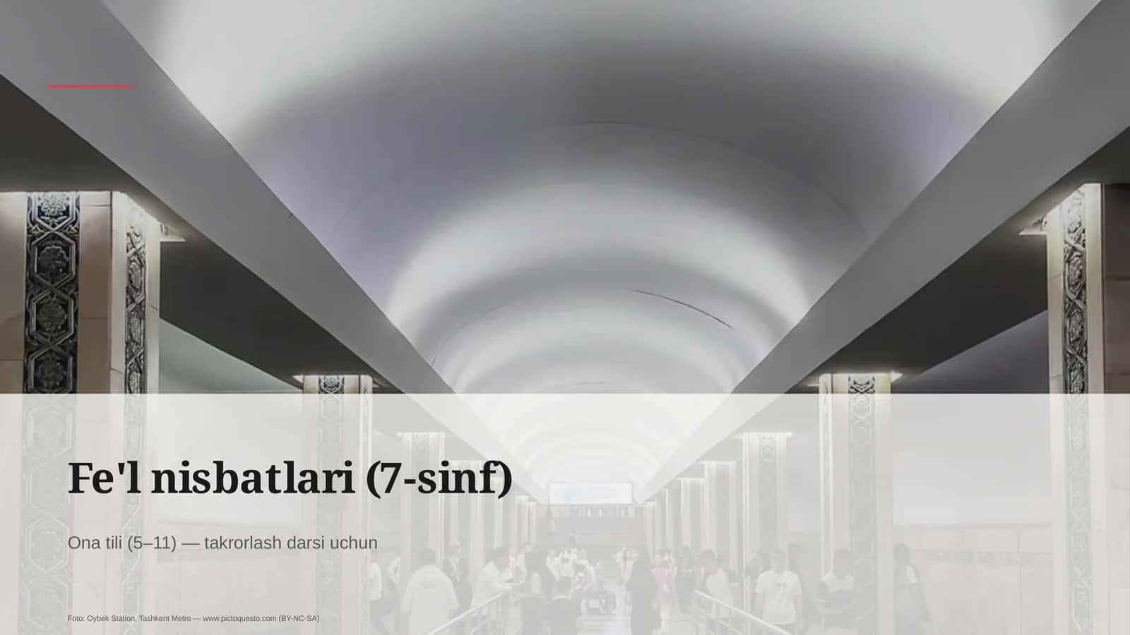 Fe'l nisbatlari (7-sinf) 1