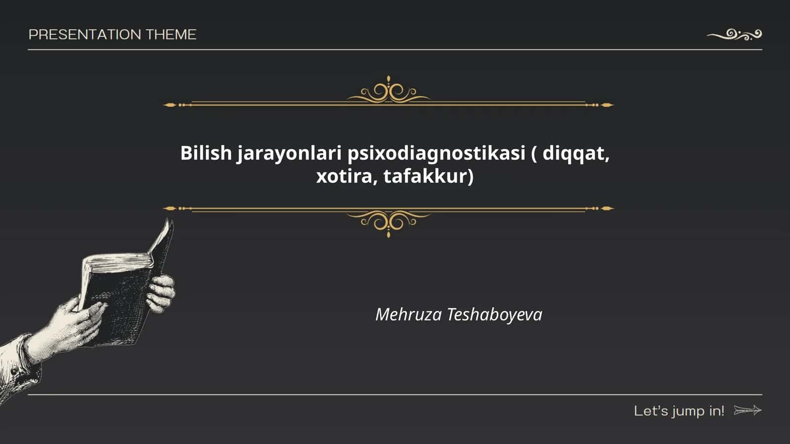 Bilish jarayonlari psixodiagnostikasi 1