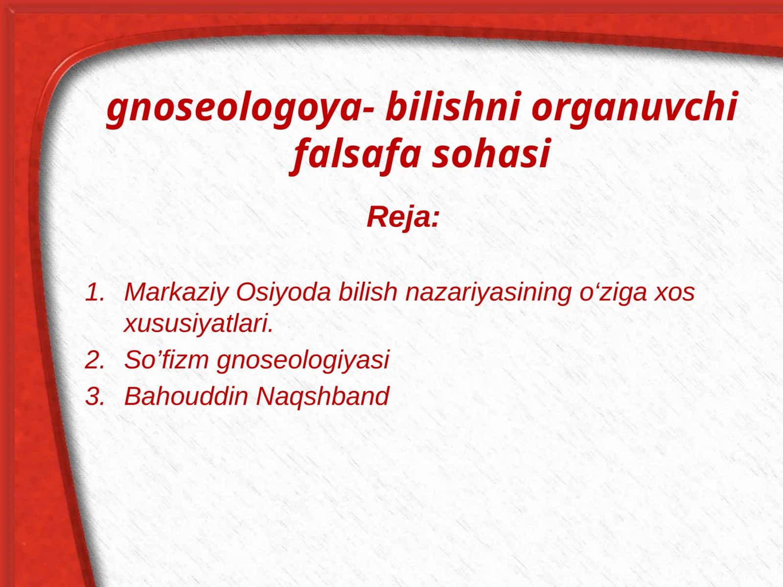 Markaziy Osiyo dabilish nazariyasi ning o‘ziga xos xususiyatlari 1