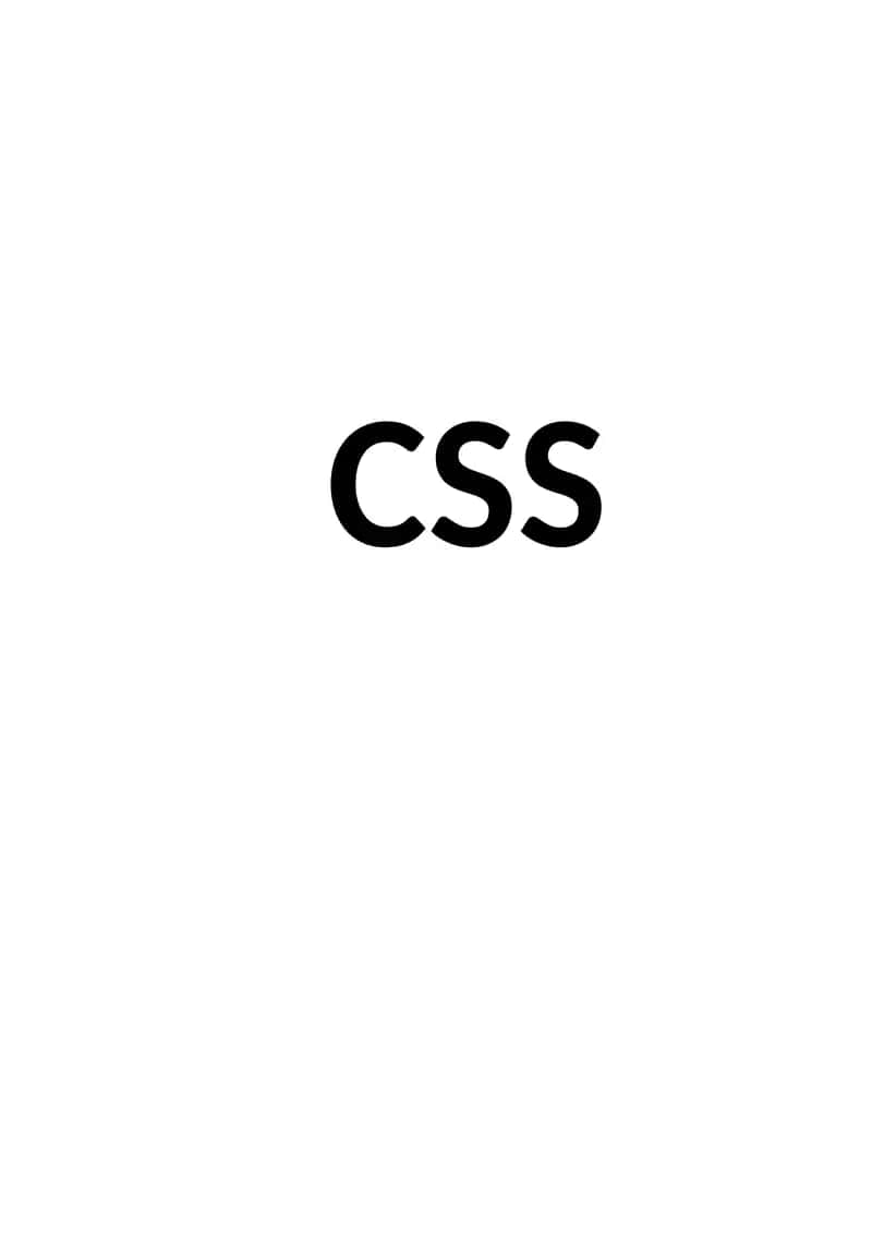 CSS 3 1