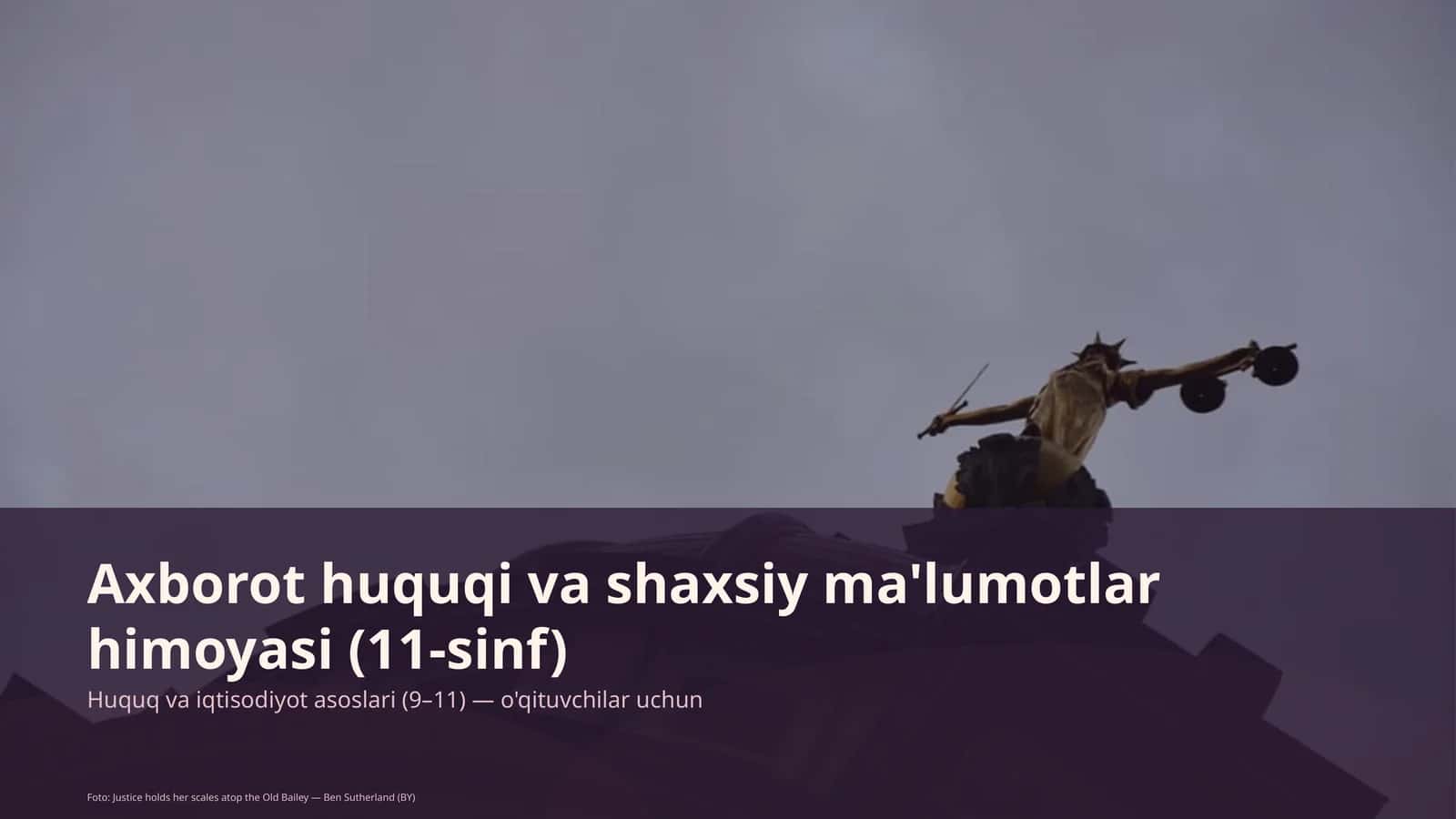 Huquq va iqtisodiyot asoslari (9–11) 1