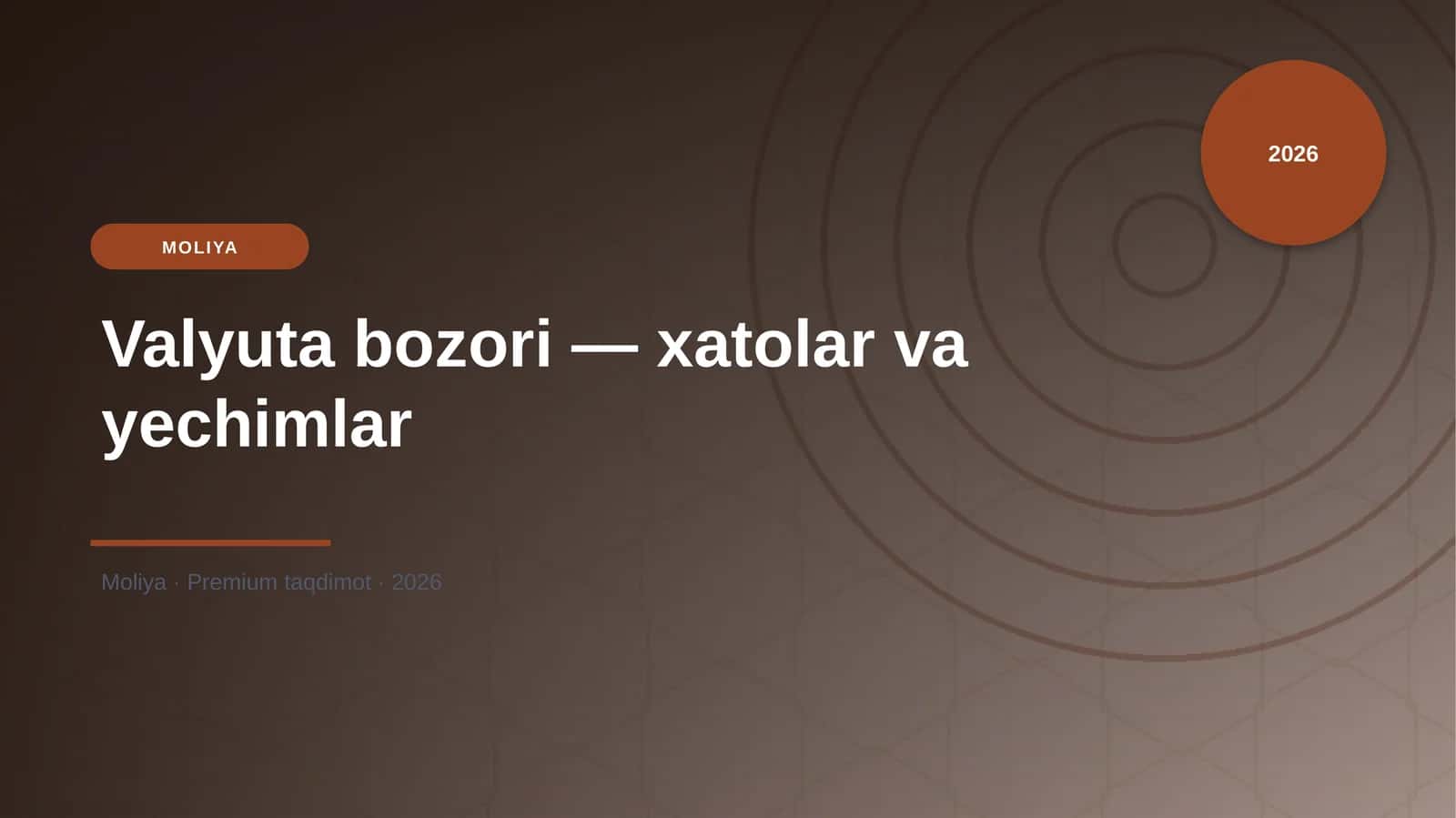 Valyuta bozori — xatolar va yechimlar 1