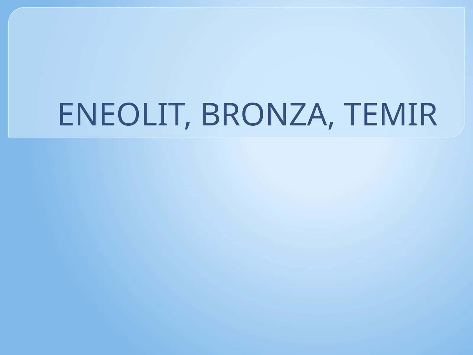 Eneolit 1