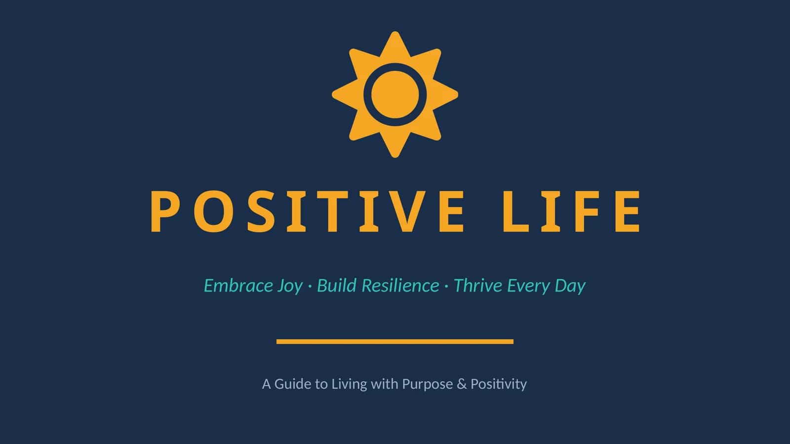 POSITIVE LIFE 1