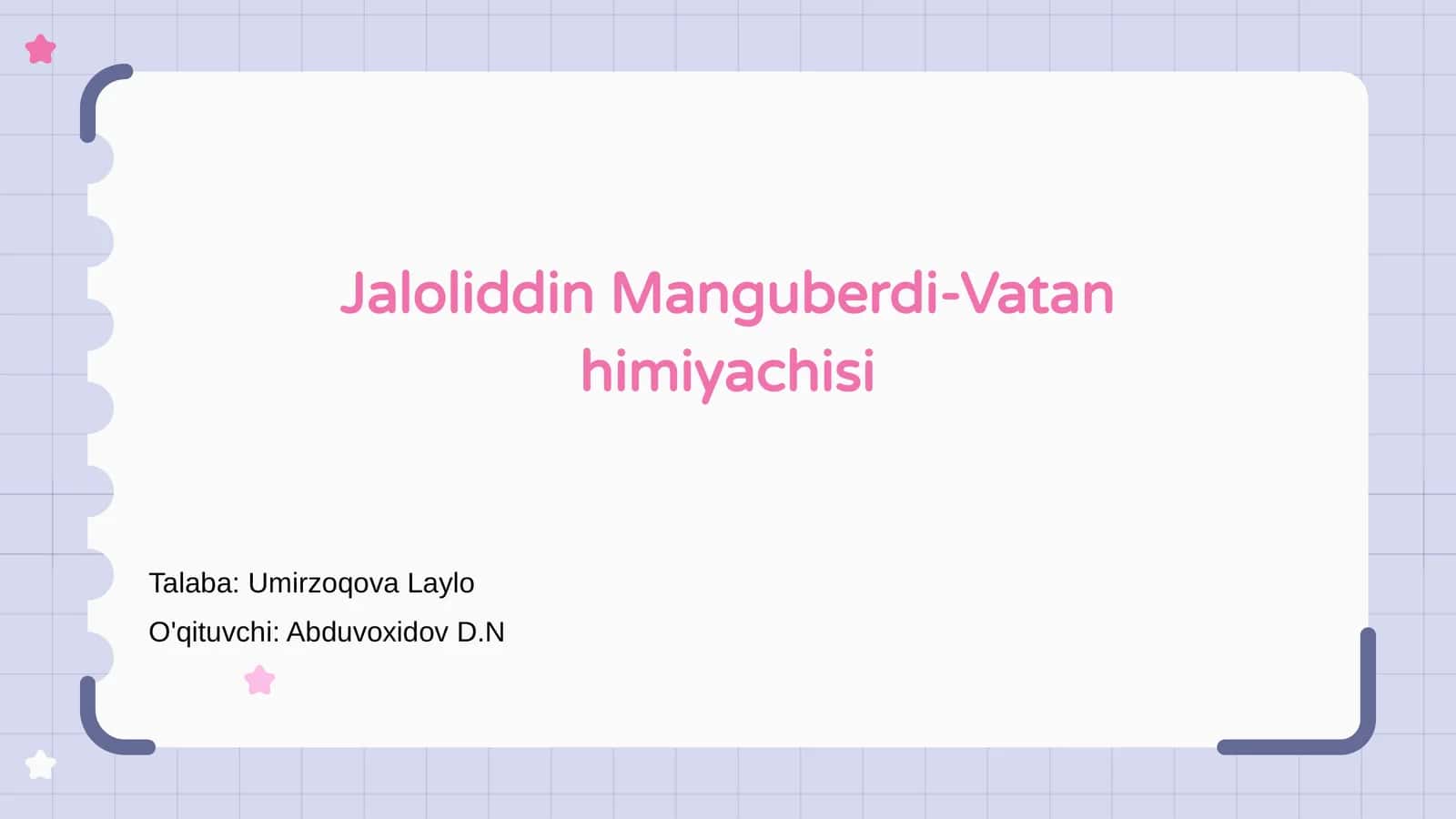 Jaloliddin Manguberdi-Vatan himiyachisi 1