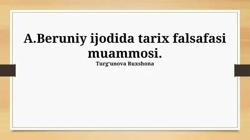 Manba tanqidi va tarixiy dalillar 1