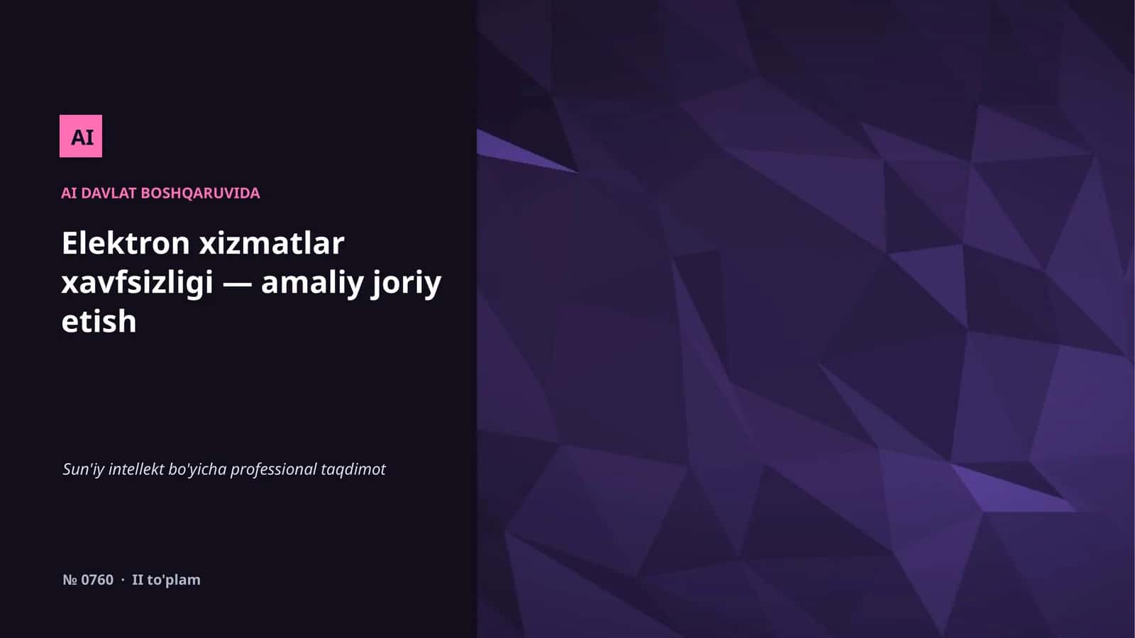 AI DAVLAT BOSHQARUVIDA 1
