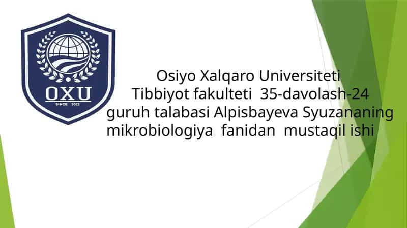 Immunopatologiya,Zamon klassifikasiyasi 1