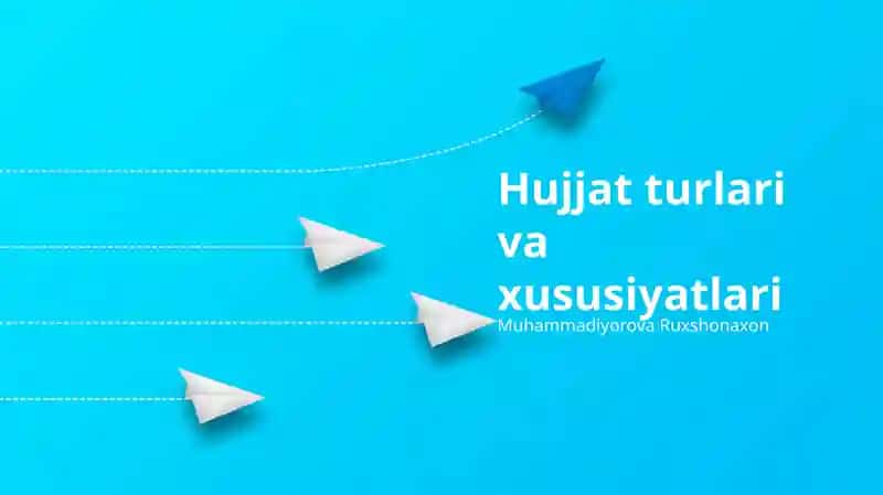 Ishchi hujjatlar 1