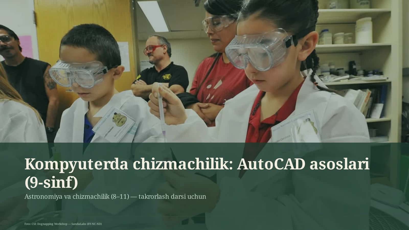 Kompyuterda chizmachilik: AutoCAD asoslari (9-sinf) 1