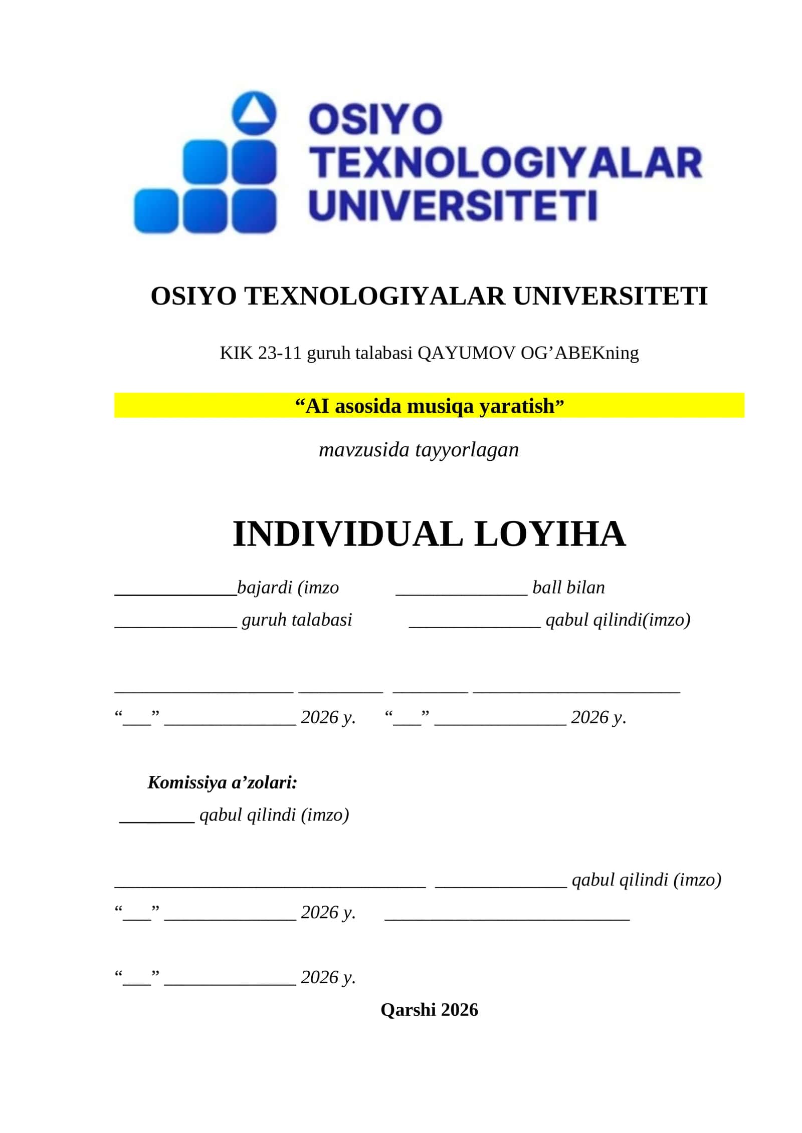 AI asosida musiqa yaratish 1