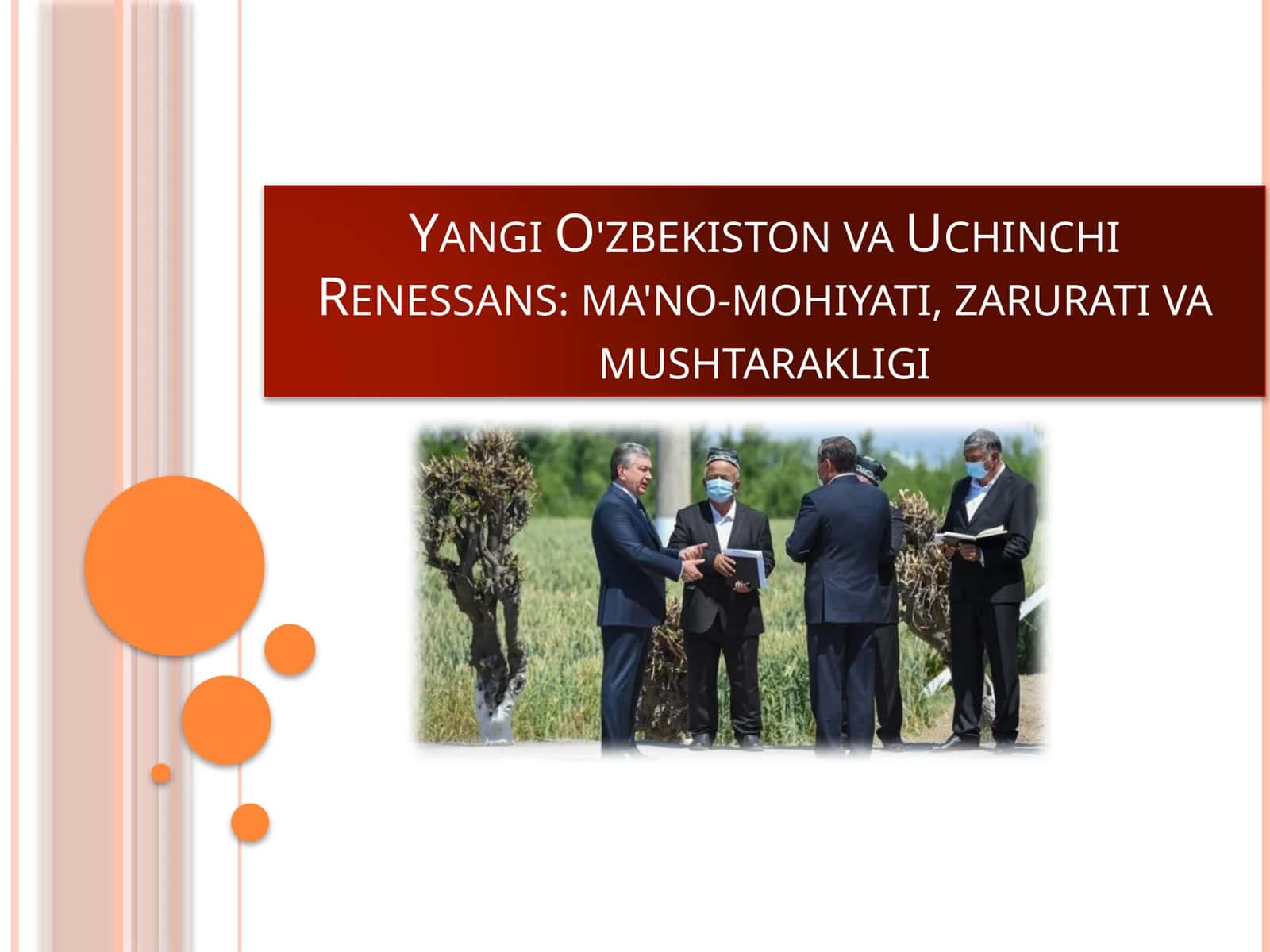 YangiO'zbekiston va UchinchiRenessans 1