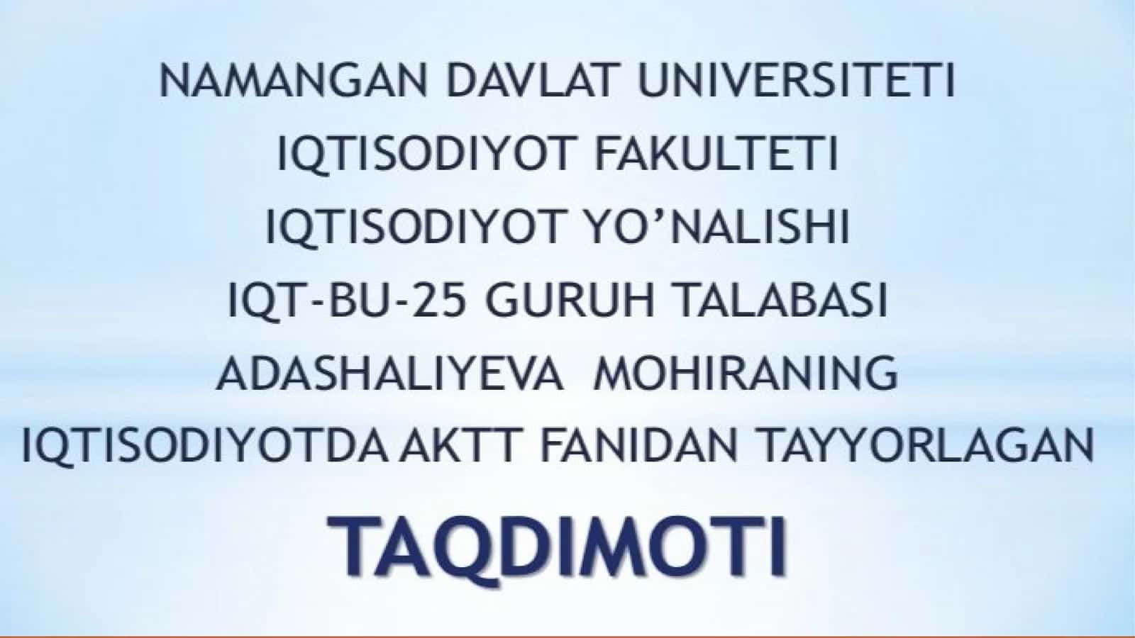 Bulutli texnologiyalar va ular bilan ishlash 1