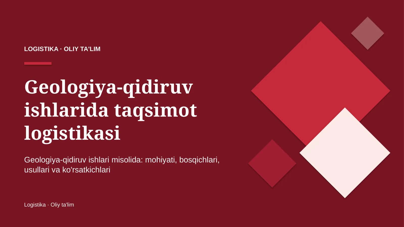 geologiya qidiruv ishlarida taqsimot logistikasi 3452 1
