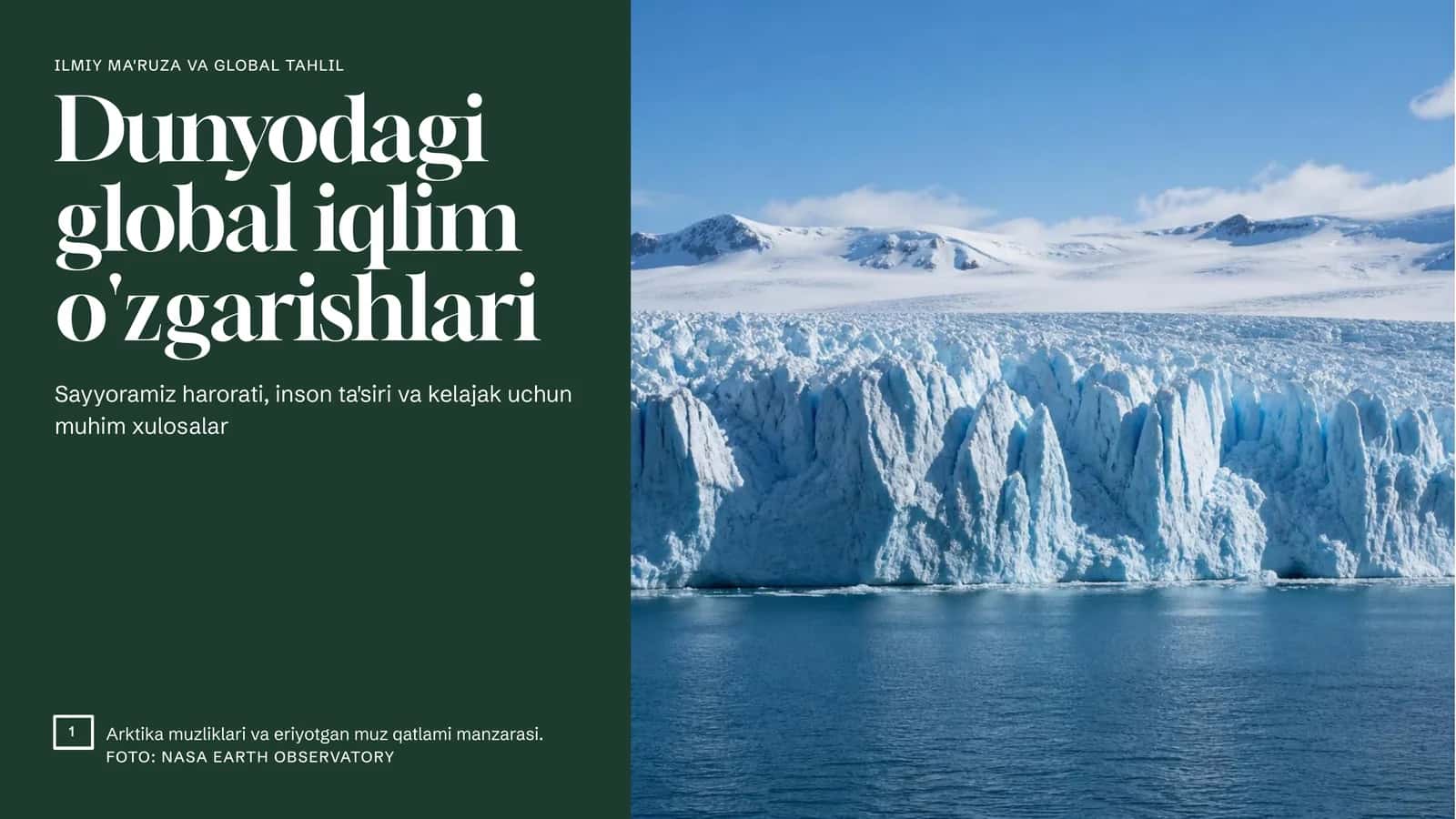 ILMIY MA'RUZA VA GLOBAL TAHLIL 1