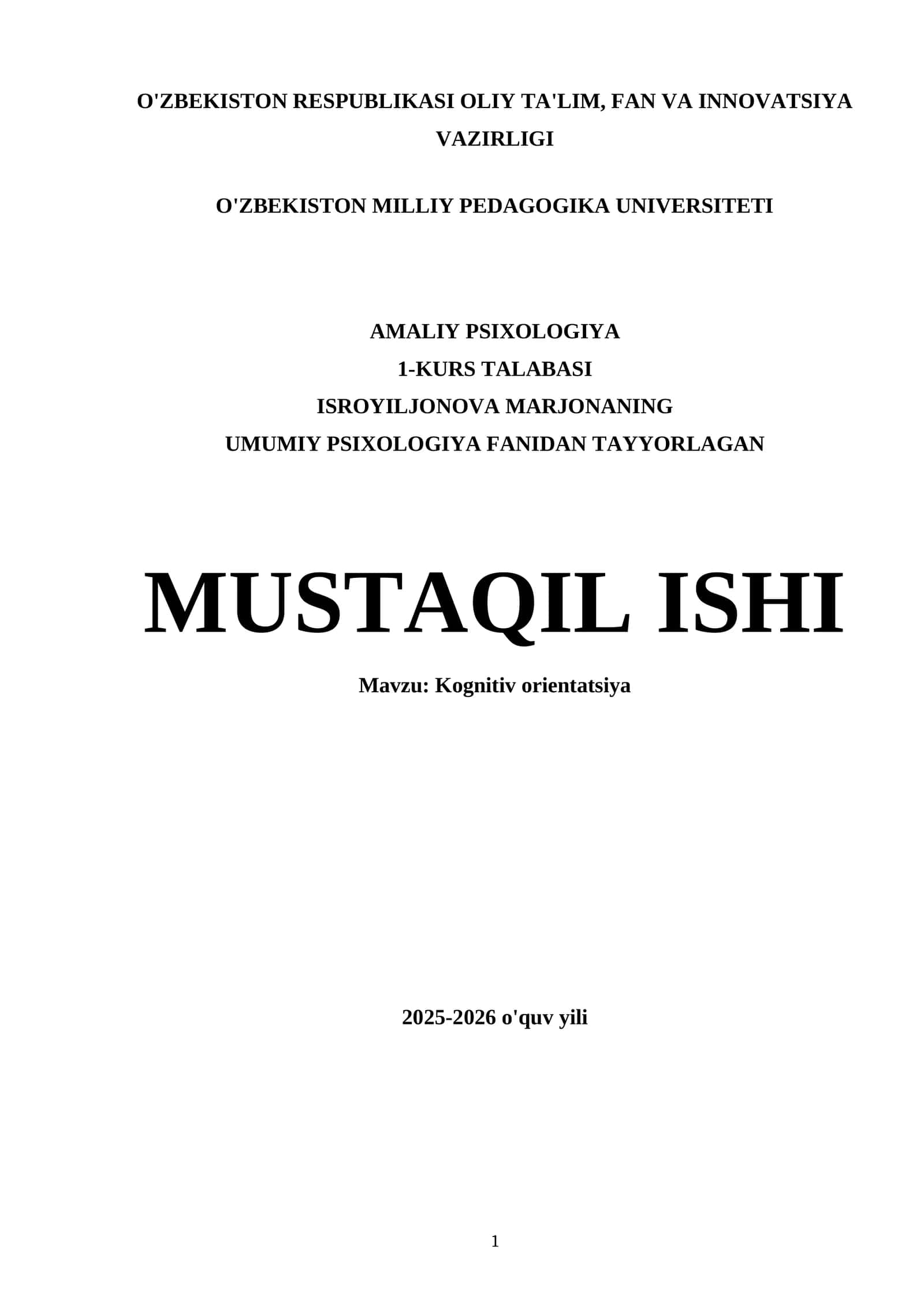 Kognitiv orientatsiya 1