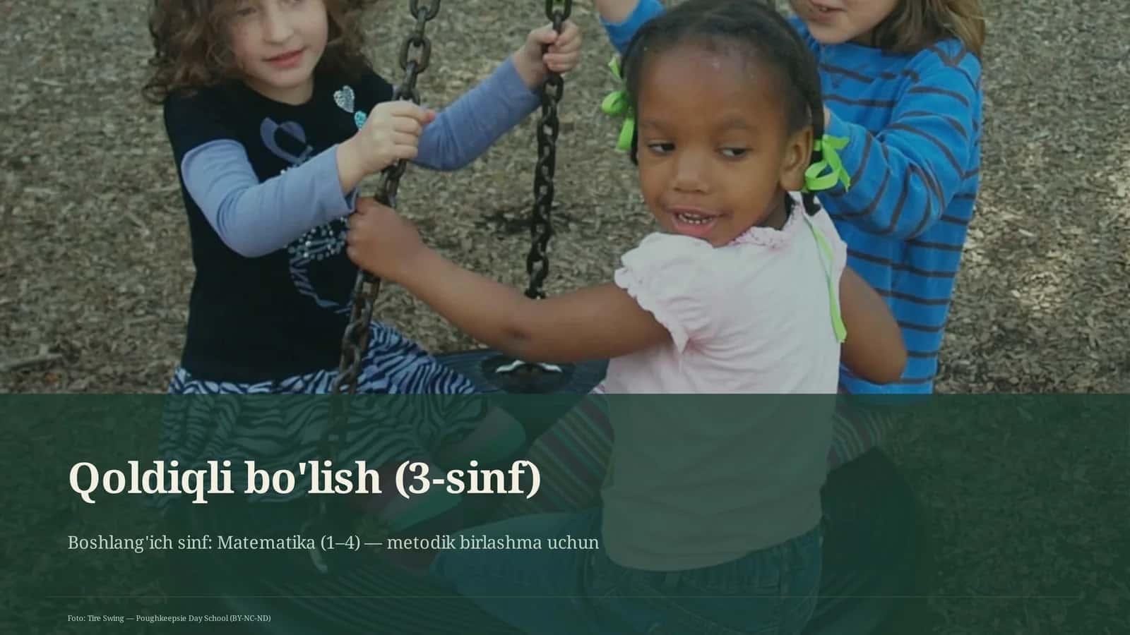 Qoldiqli bo'lish (3-sinf) 1