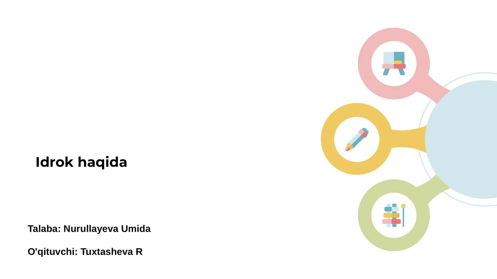 Idrok haqida 1