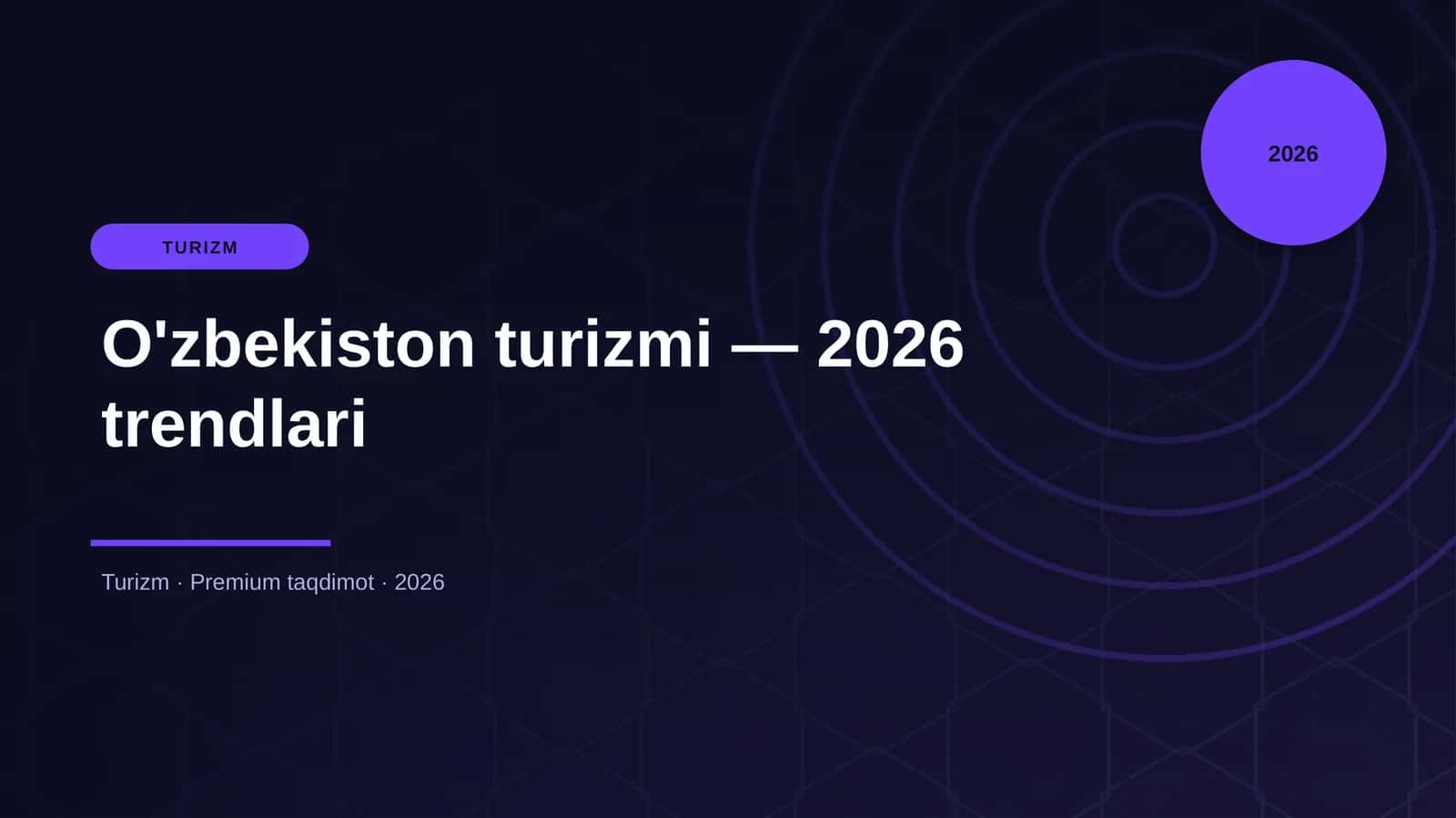 O'zbekiston turizmi — 2026 trendlari 1