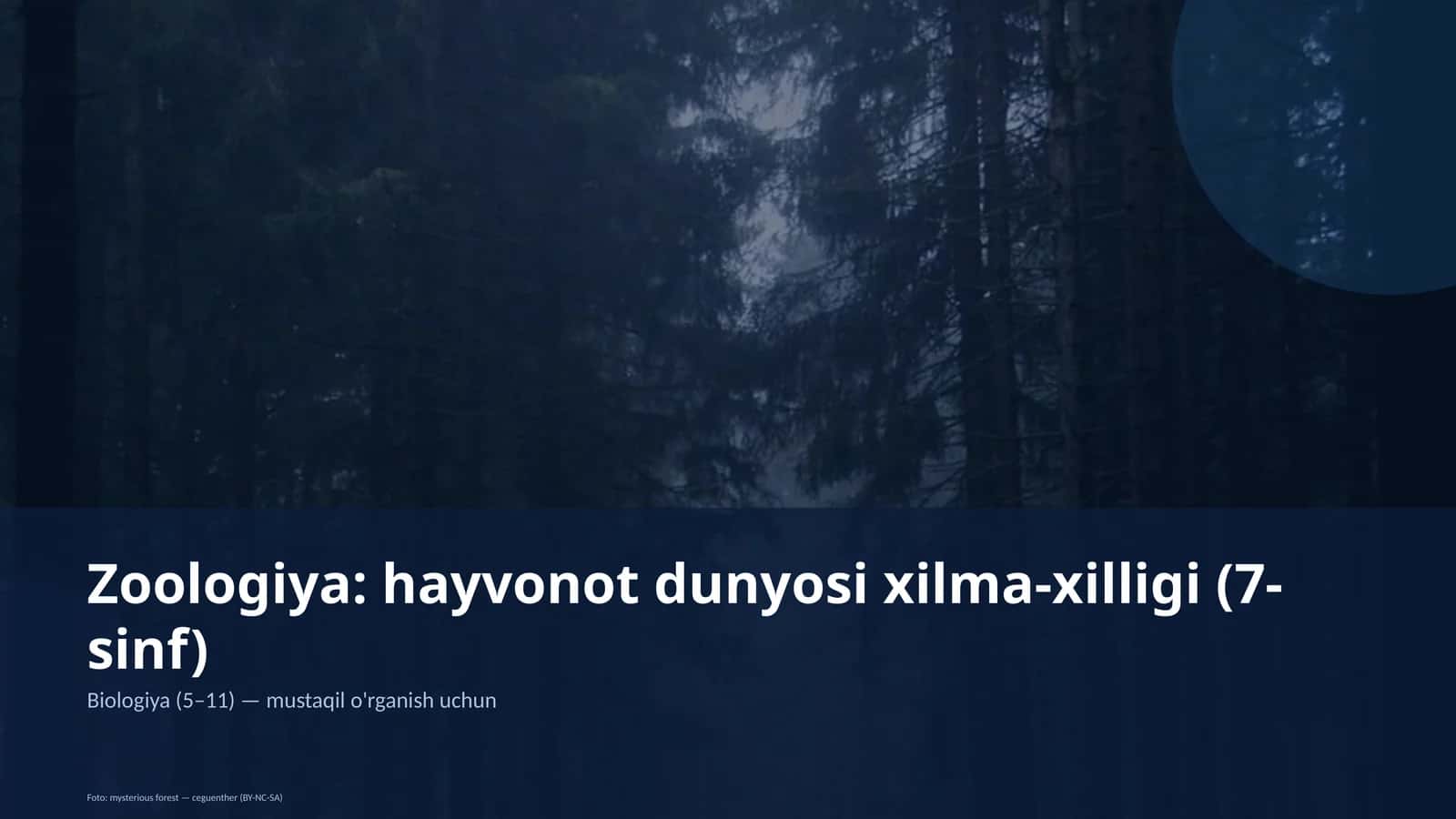 Zoologiya: hayvonot dunyosi xilma-xilligi (7-sinf) 1