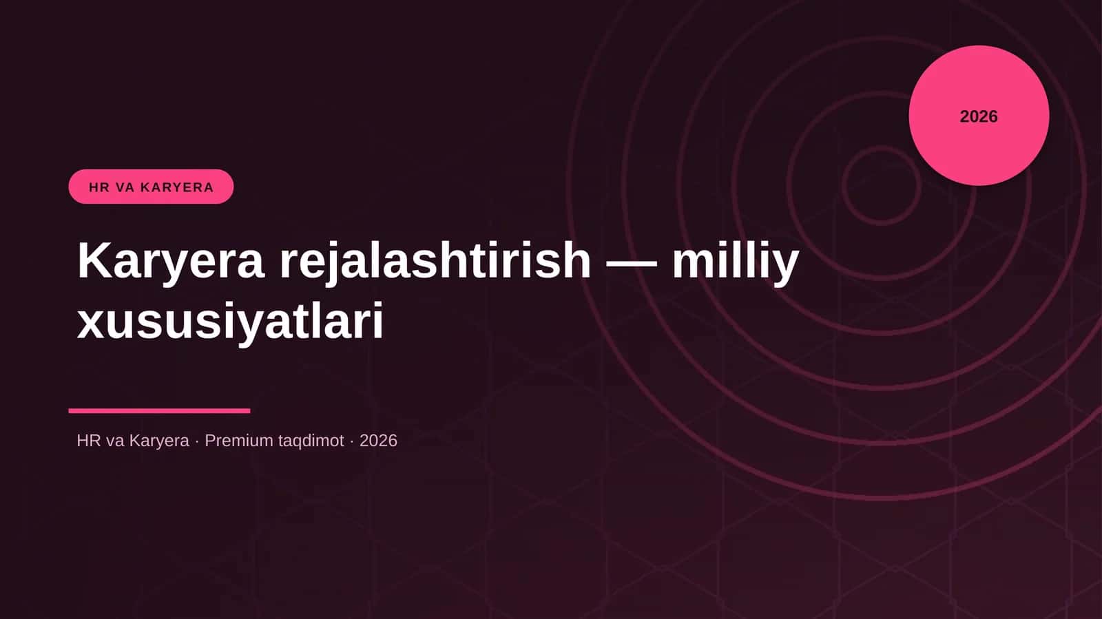 Karyera rejalashtirish — milliy xususiyatlari 1