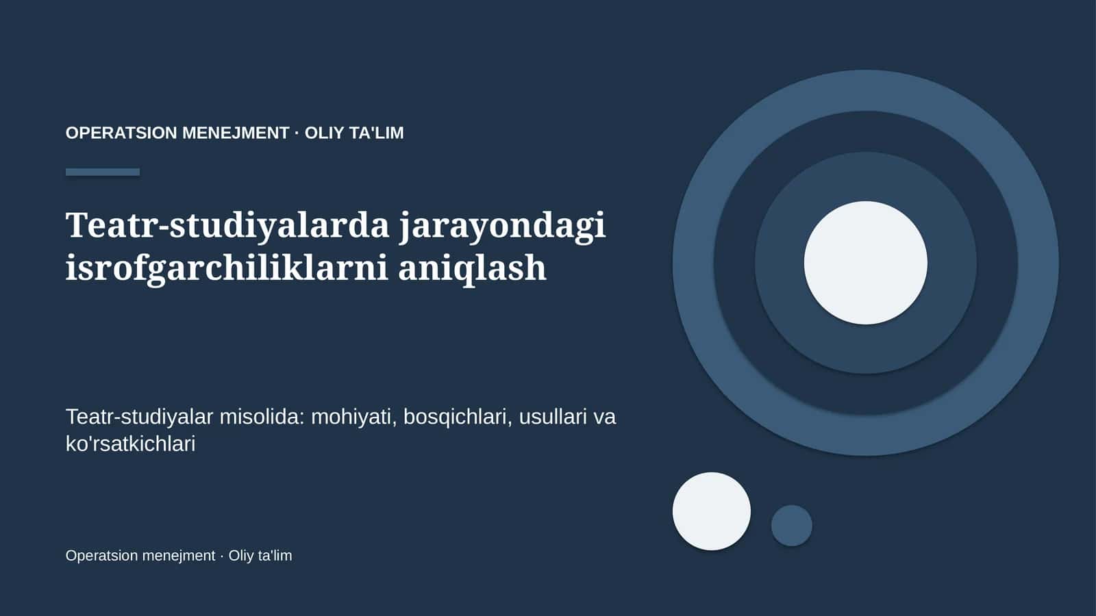 teatr studiyalarda jarayondagi isrofgarchiliklarni aniqlash 6413 1