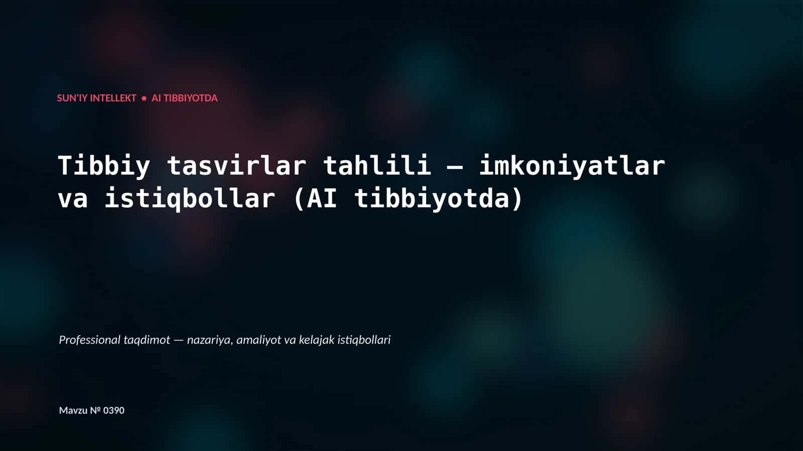 SUN'IY INTELLEKT 1