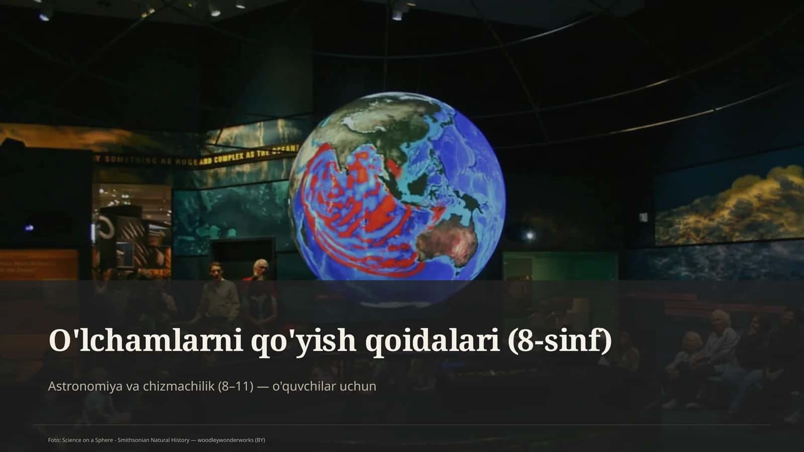 Astronomiya va chizmachilik (8–11) — o'quvchilar uchun 1