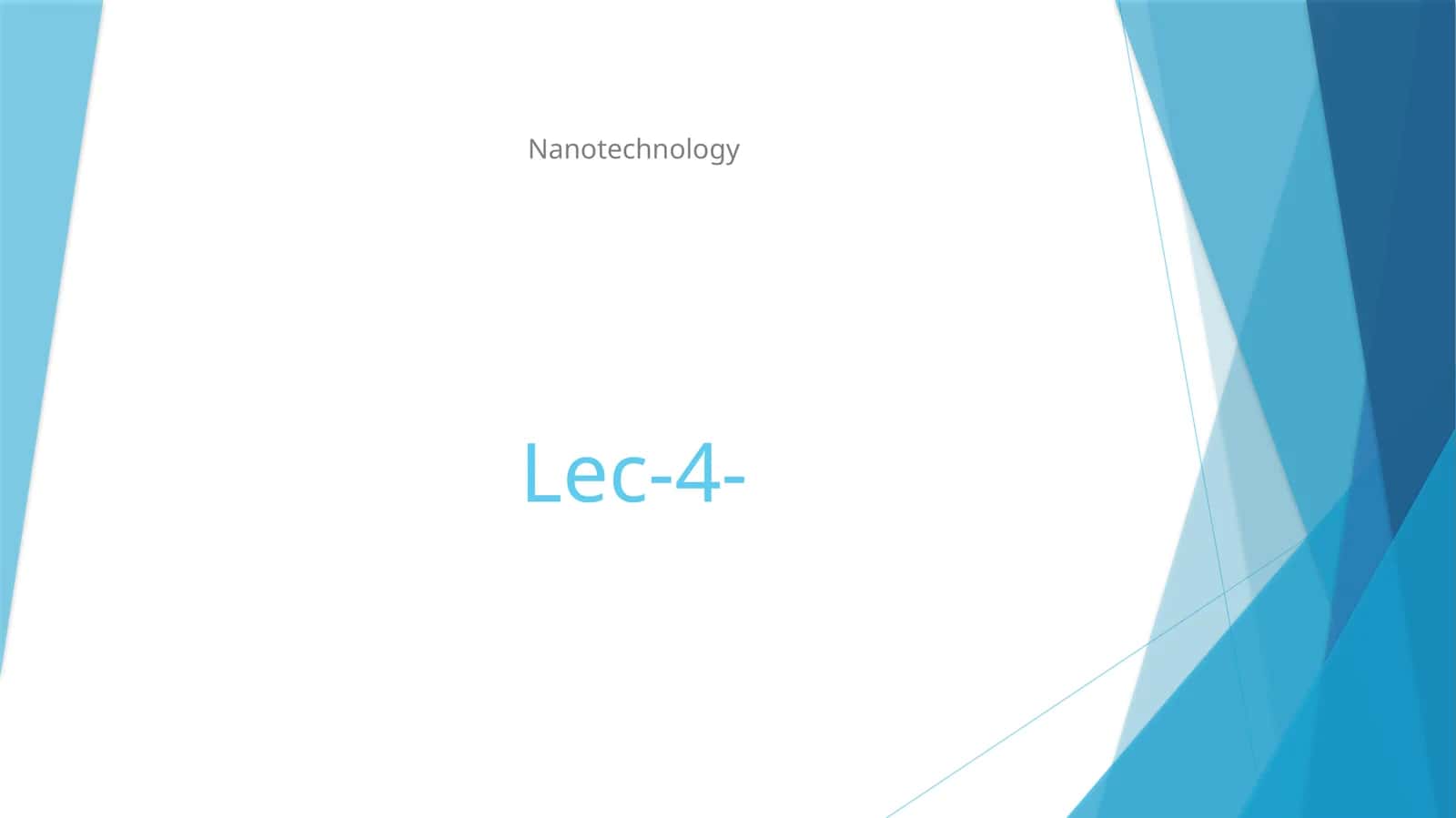 Nanotexnologiya 1