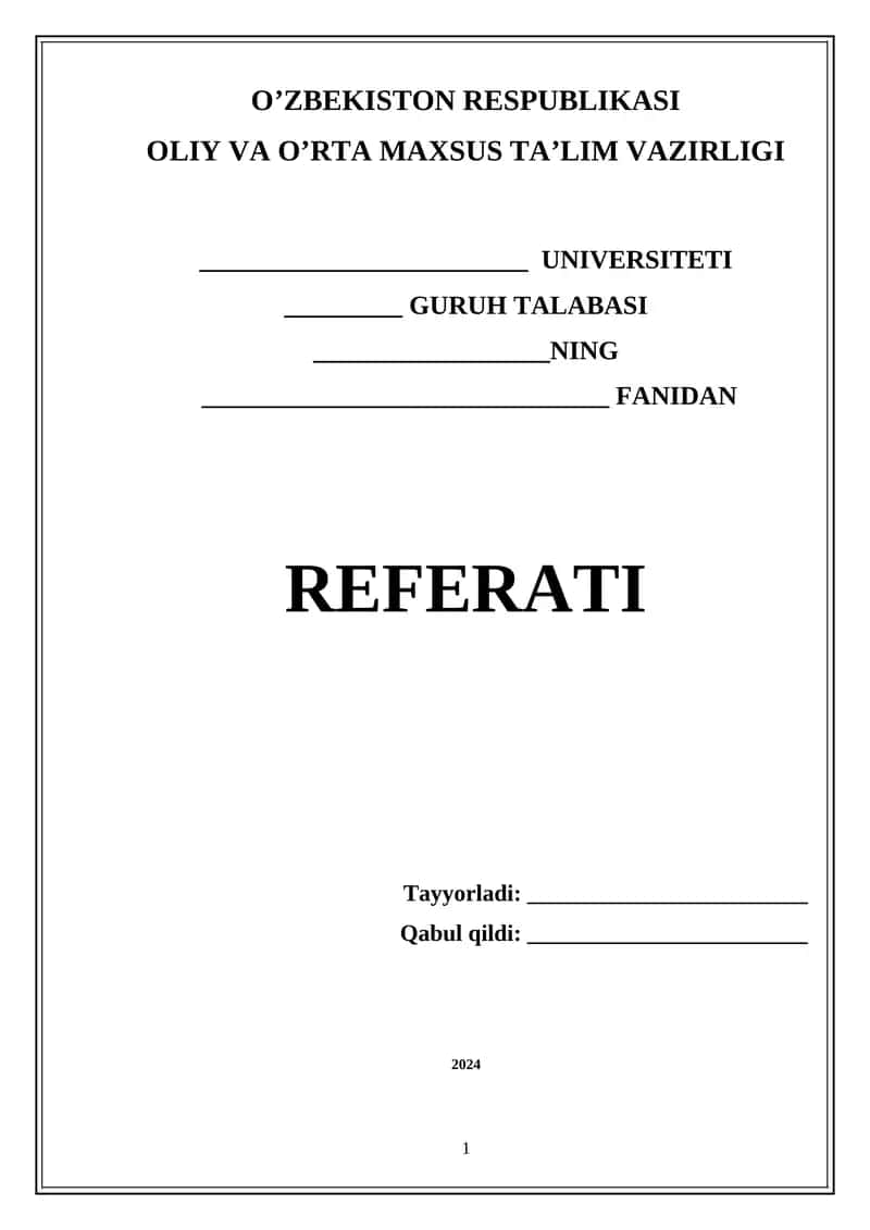 BANK XIZMATLARI OFISLARIDA BUXGALTERIYA ISHLARINI TASHKIL QILISH ASOSLARI rEFERATI 1