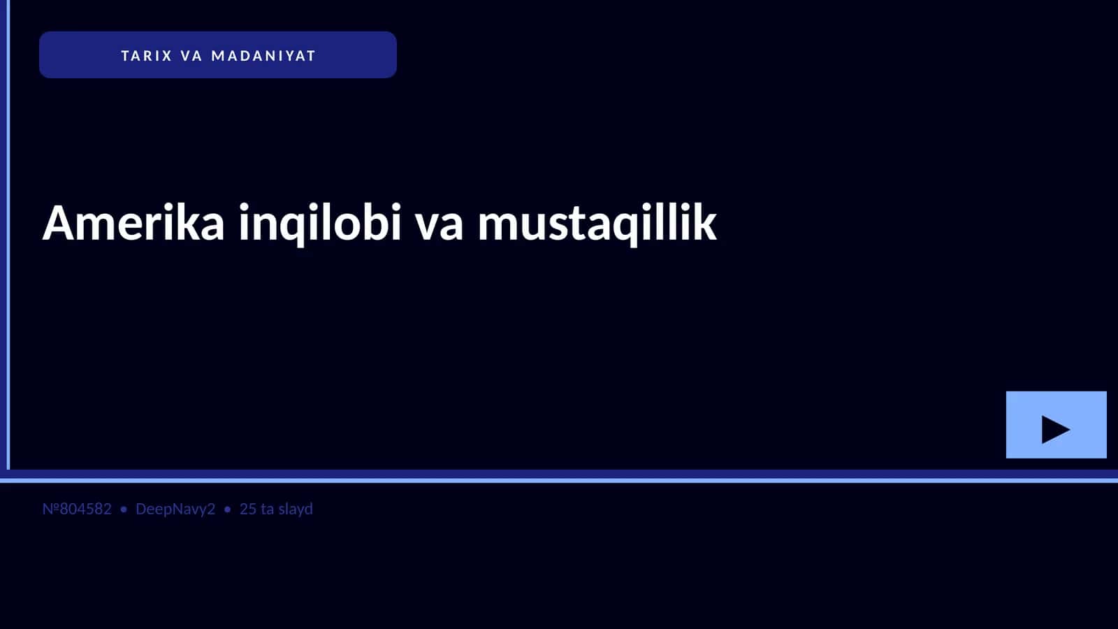 Amerika inqilobi va mustaqillik 1