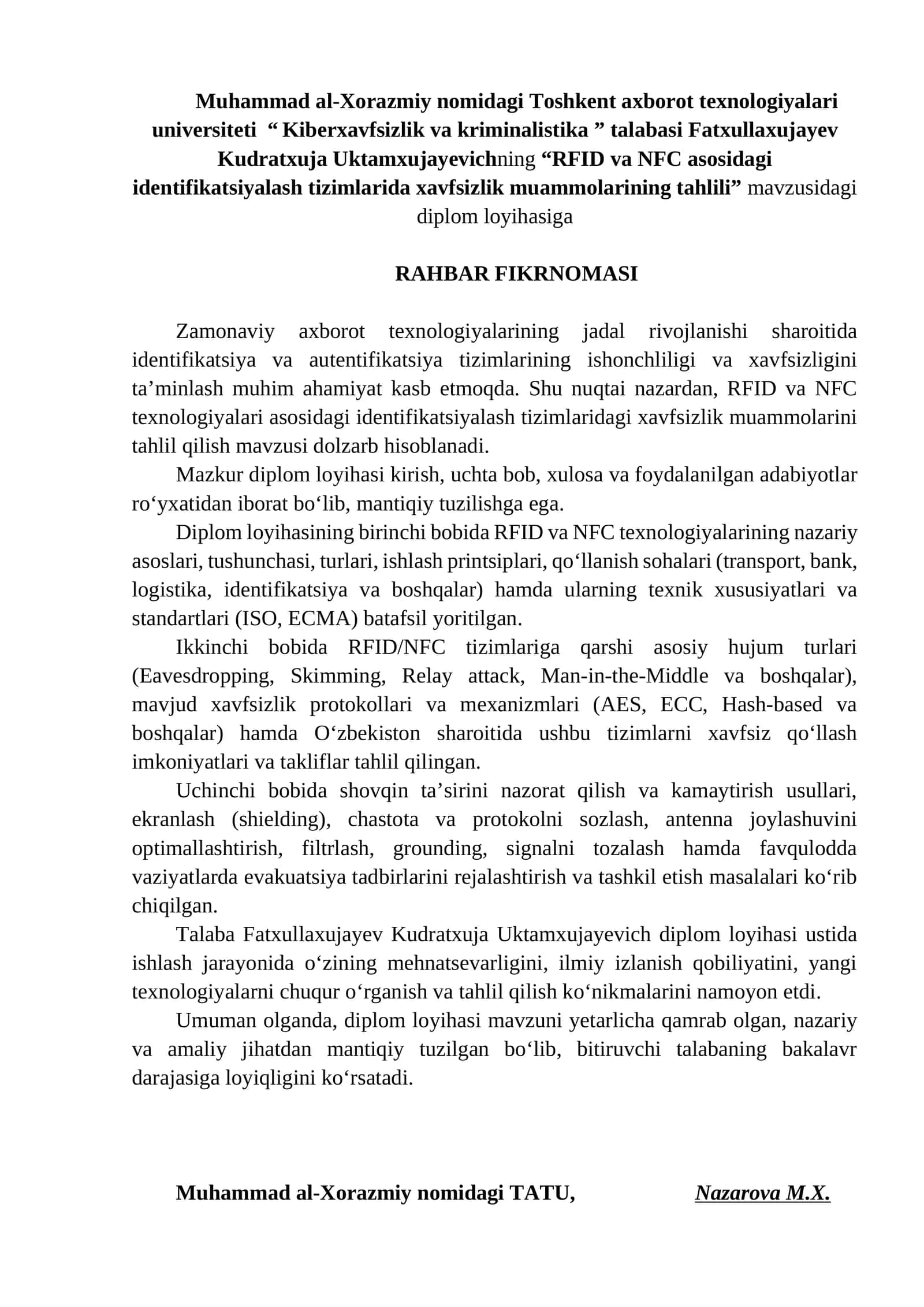 RAHBAR FIKRNOMASI NAMUNA 1
