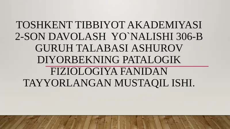 Istimaning Gipertermiyadan farqlovchi xossalar 1