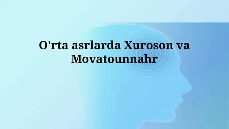 Xorazm va Movarounnahr 1