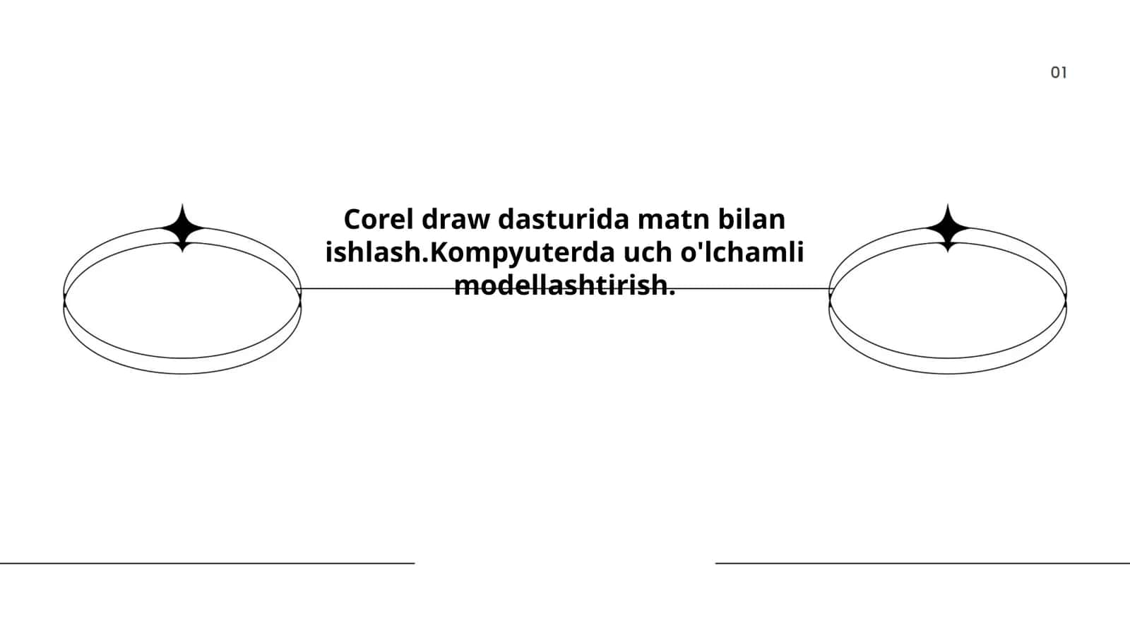 Corel draw dasturida matn bilan ishlash 1
