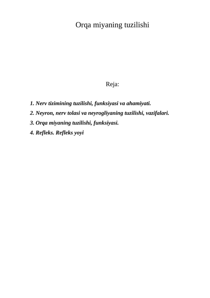 Orqa miyaning tuzilishi 1