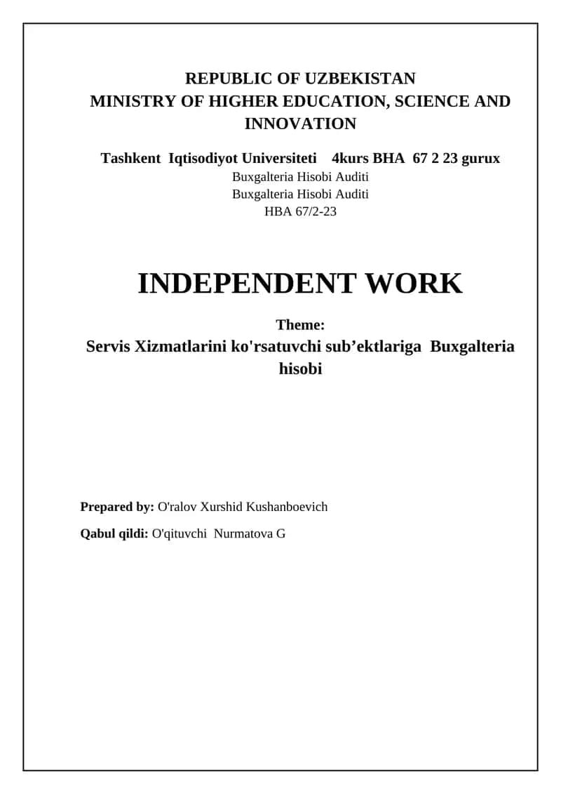 Buxgalteria Hisobi Auditi 1