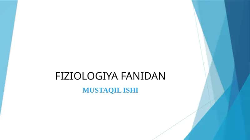 SINAPSLAR FIZIOLOGIYASI 1