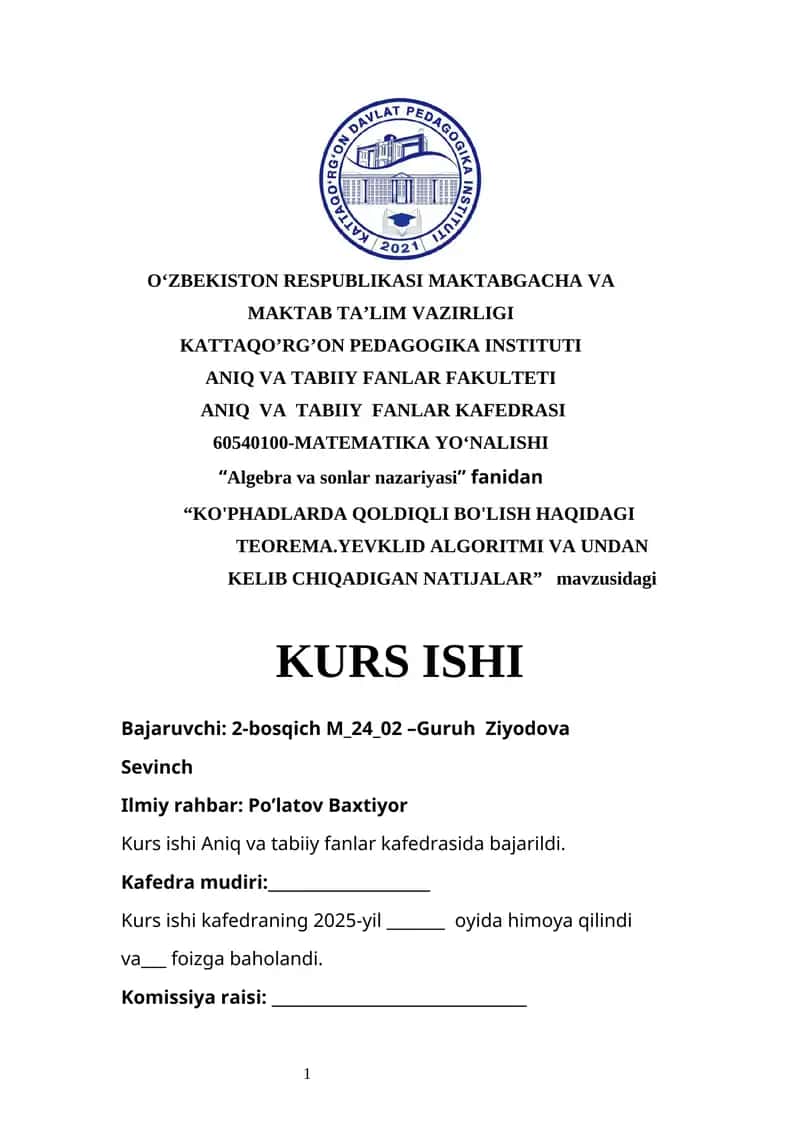 kurs ishi 1