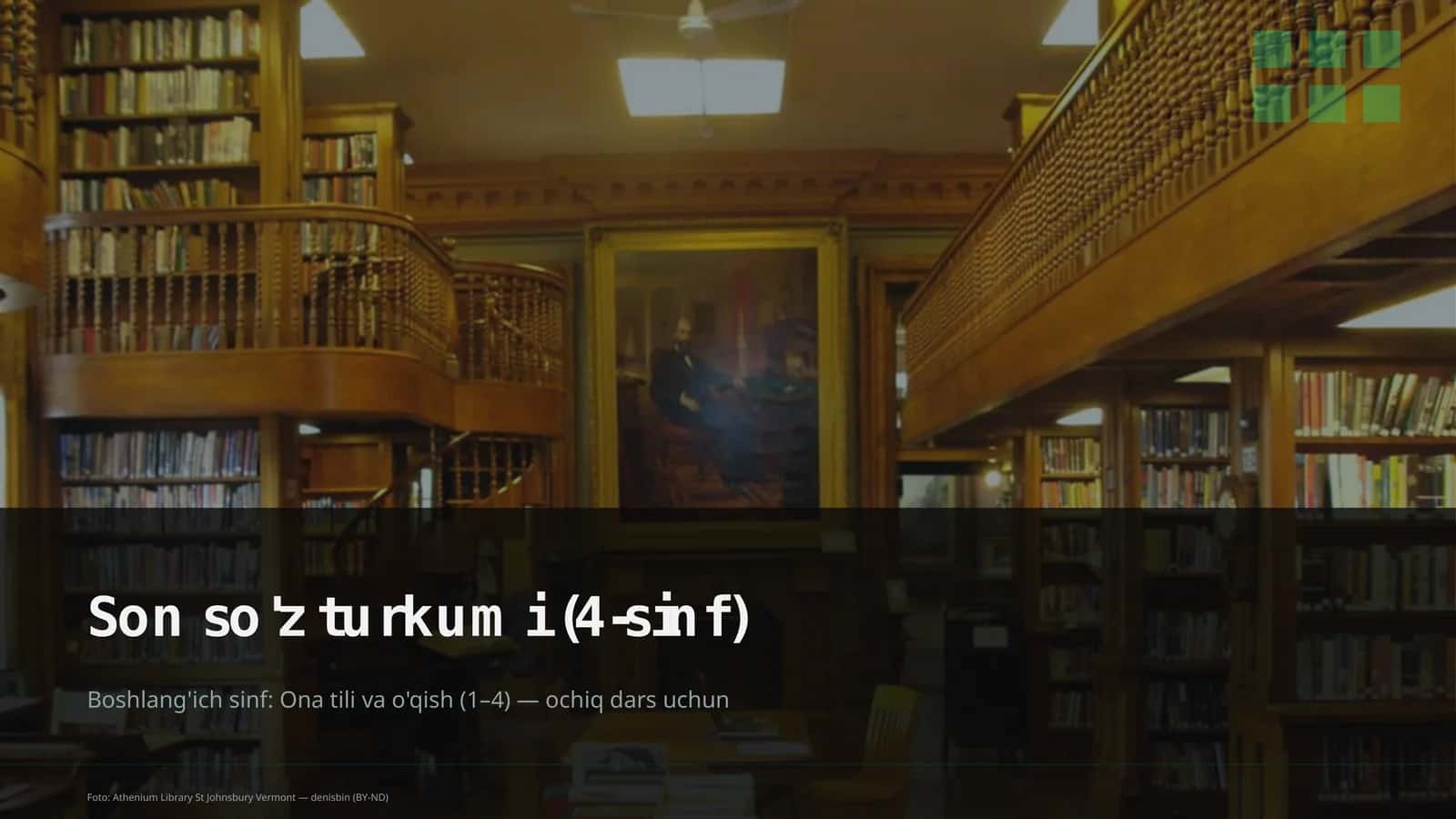 Son so'z turkumi (4-sinf) 1